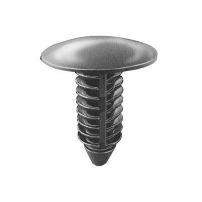 Au-ve-co® 19790 Single Head Trim Panel Retainer, System of Measurement: Imperial, Nylon