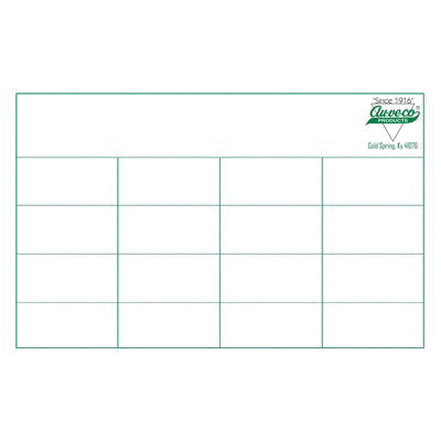 Au-ve-co® 1-916L Large Drawer Layout Label