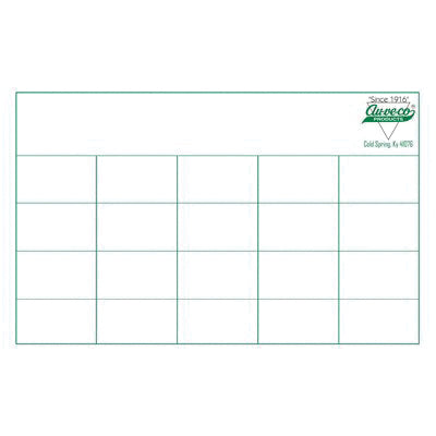 Au-ve-co® 1-920L Large Drawer Layout Label