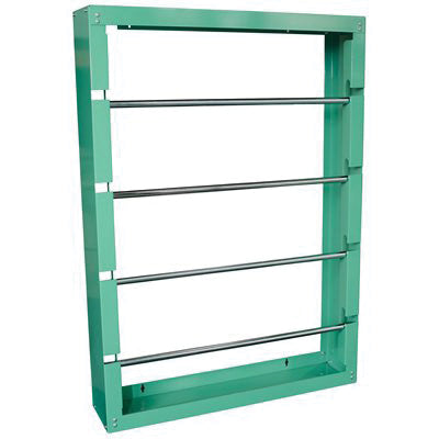 Au-ve-co® 1-WSR Wire Spool Rack, 26-1/8 in OAW, 37-1/8 in OAH, 6 in OAD, Heavy Duty, 4 -Storage Level, Steel