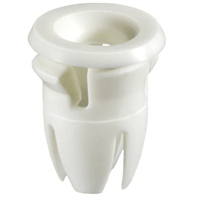 Au-ve-co® 20205 Molding Insert, 11.5 mm Dia Head, Fits Hole Size: 9 mm, Nylon, White