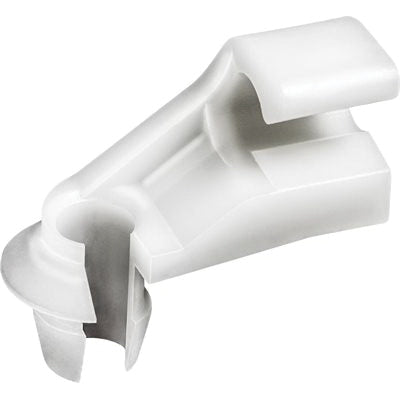 Au-ve-co® 20308 Sliding Door Lock Rod Clip, Nylon, Black