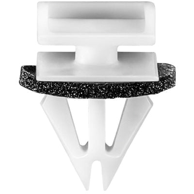 Au-ve-co® 20353 Rocker Panel Molding Clip With Sealer, Nylon, White