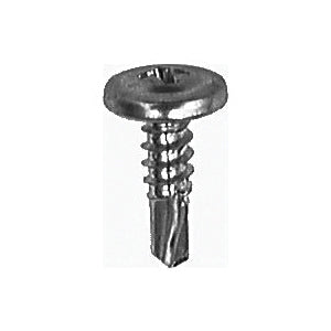 Au-ve-co® 20364 Tapping Screw, System of Measurement: Imperial, #10 Thread, 5/8 in L, Washer Head, Phillips® Drive