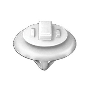 Au-ve-co® 20392 Molding Clip, Nylon, White