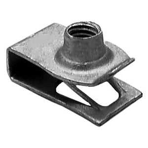Au-ve-co® 20416 Fold Over Extruded Nut, System of Measurement: Metric, M6x1 Thread, Zinc-Plated