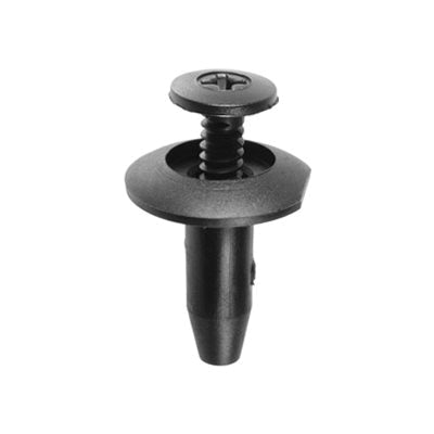 Au-ve-co® 20545 Screw-Type Trim Panel Retainer, System of Measurement: Metric, Rubber