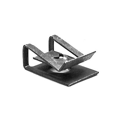 Au-ve-co® 20582 Spring Nut, System of Measurement: Imperial, #8 Thread, Phosphate-Coated