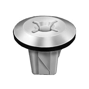 Au-ve-co® 20604 Rocker Molding Screw Grommet, 20 mm Dia Head, Nylon, Natural