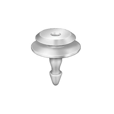 Au-ve-co® 20672 Double Head Cowl Vent Retainer, System of Measurement: Metric, Nylon