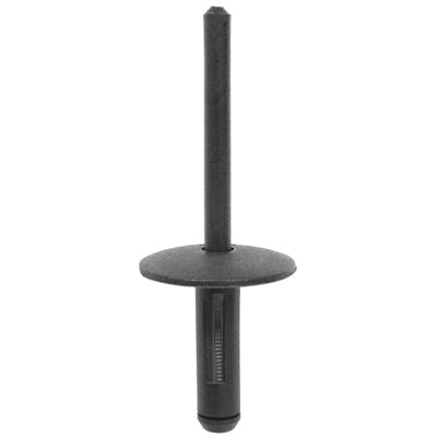 Au-ve-co® 20754 Blind Rivet, 20 mm Dia Flange, 53 mm L, 2.5 to 4.8 mm Panel Grip, Fits Hole Size: 6 mm, Nylon