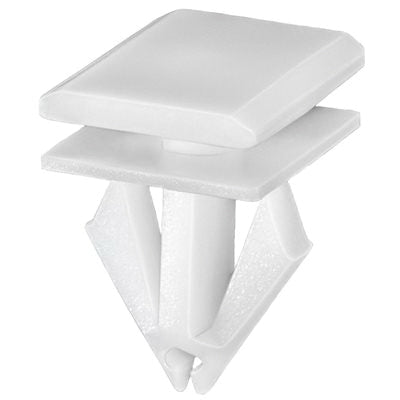 Au-ve-co® 20870 Rocker Panel Molding Clip, Nylon, White