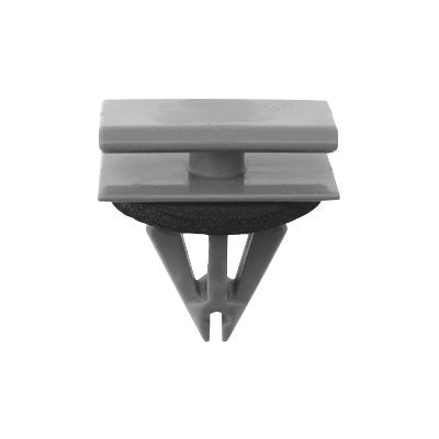 Au-ve-co® 20885 Windshield Pillar Molding Clip With Sealer, Nylon, Gray