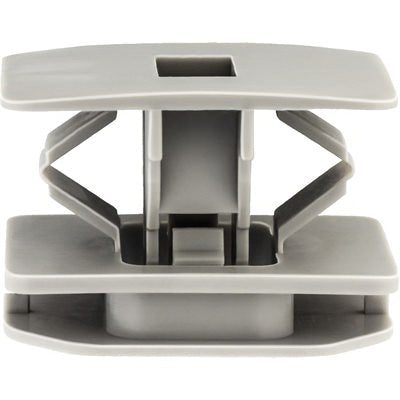 Au-ve-co® 20977 Rocker Panel Molding Clip, 18 mm L, Nylon, Gray