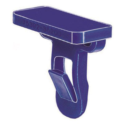 Au-ve-co® 21016 Fender Flare and Bumper Clip, Nylon, Blue