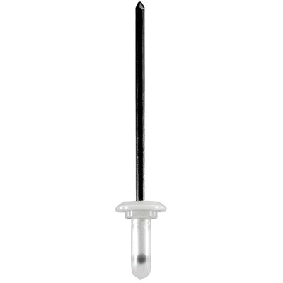 Au-ve-co® 21082 Specialty Rivet, 1/8 in Dia Rivet, 13/32 in Dia Flange, 1/32 to 1/16 in Panel Grip, Aluminum