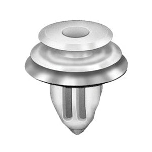 Au-ve-co® 21102 Triple Head Door Trim Panel Retainer, System of Measurement: Metric, Nylon