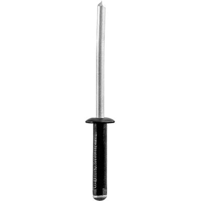 Au-ve-co® 21113 Specialty Rivet, 5/32 in Dia Rivet, 5/16 in Dia Flange, 3/64 to 9/32 in Panel Grip, Aluminum