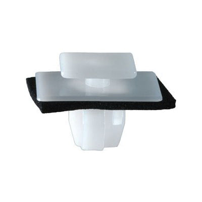 Au-ve-co® 21136 Molding Clip With Sealer, Nylon, White