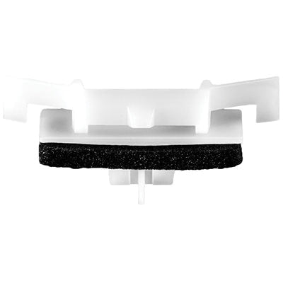 Au-ve-co® 21148 Drip Rail Molding Clip With Sealer, Nylon, White