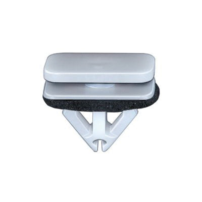 Au-ve-co® 21174 Molding Clip With Sealer, Nylon, White
