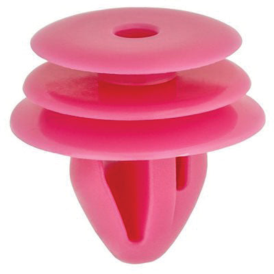Au-ve-co® 21188 Triple Head Trim Panel Retainer, System of Measurement: Metric, Nylon