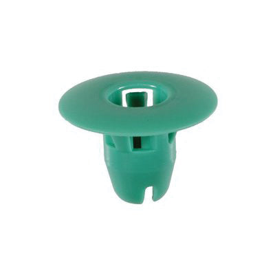 Au-ve-co® 21231 Door Panel Grommet, 19 mm Dia Head, Fits Hole Size: 9 mm, Nylon, Green