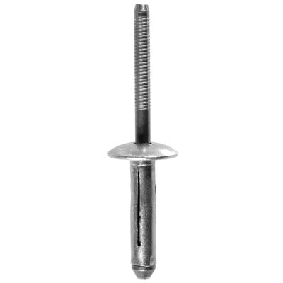 Au-ve-co® 21245 Specialty Rivet, 1/4 in Dia Rivet, 11/16 in Dia Flange, 3/16 to 3/8 in Panel Grip, Aluminum