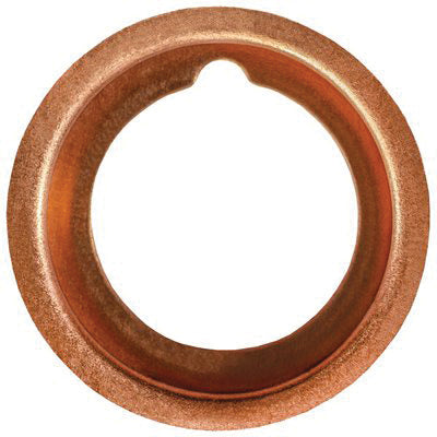 Au-ve-co® 21258 Crushable Oil Drain Plug Gasket, 11.1 mm ID, 17.4 mm OD, Copper