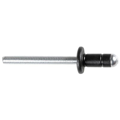 Au-ve-co® 21315 Specialty Rivet, 1/4 in Dia Rivet, 1/2 in Dia Flange, 1/16 to 3/16 in Panel Grip, Aluminum