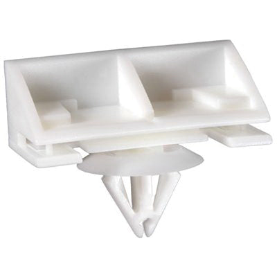 Au-ve-co® 21319 Ground Effects Molding Clip, Nylon, White