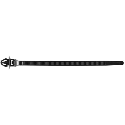Au-ve-co® 21355 Cable Strap, 5 mm W, 160 mm L, Nylon, Black, 36 mm Max Bundle Dia