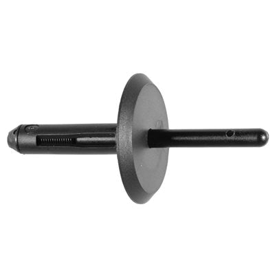 Au-ve-co® 21446 Rivet, 1-1/32 in Dia Flange, 2-3/16 in L, 5/32 to 15/64 in Panel Grip, Fits Hole Size: 1/4 in, Nylon