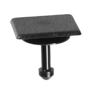 Au-ve-co® 21531 Cowl Panel Vent Cap, 14 mm Dia Head, Nylon, Black