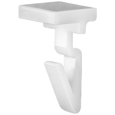 Au-ve-co® 21712 Molding Clip, 22 mm L, Nylon, White