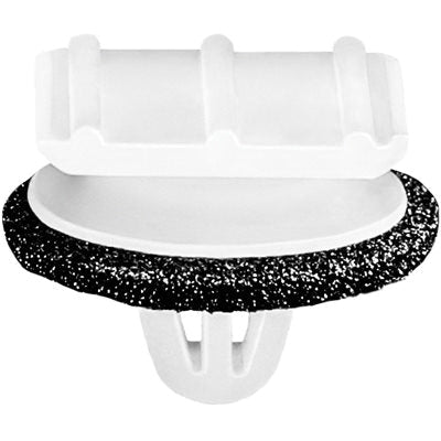 Au-ve-co® 21772 Molding Clip With Sealer, Nylon, White