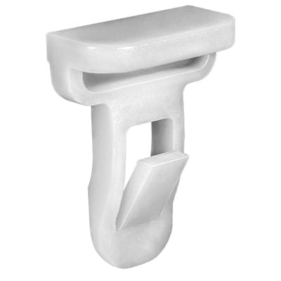 Au-ve-co® 21857 Spoiler, 27 mm L, Nylon, White