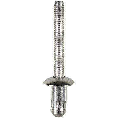 Au-ve-co® 22023 Specialty Rivet, 1/4 in Dia Rivet, 1/2 in Dia Flange, 0.11 to 0.189 in Panel Grip, Steel