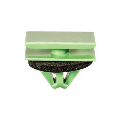 Au-ve-co® 22029 Molding Clip With Sealer, Nylon, Green
