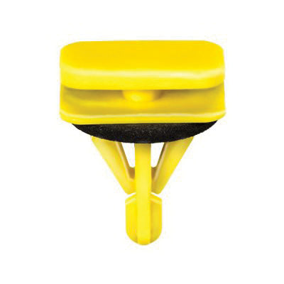 Au-ve-co® 22037 Rocker Molding Clip With Sealer, Nylon, Yellow