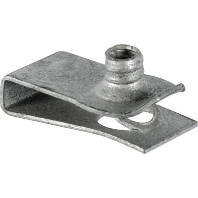 Au-ve-co® 22074 Fold Over Extruded Nut, System of Measurement: Metric, M4.2x1.41 Thread, Zinc-Plated