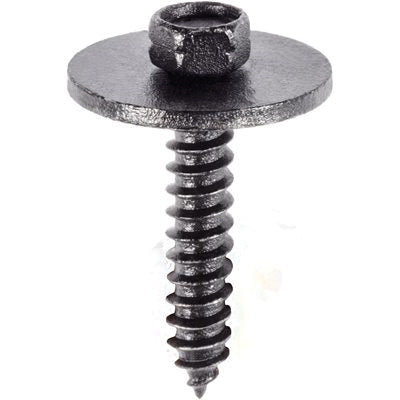 Au-ve-co® 22104 Tapping Screw, System of Measurement: Metric, M4.2x1.41 Thread, 22 mm L, Hex, Sems® Head, Zinc