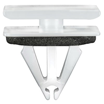 Au-ve-co® 22124 Rocker Panel and Door Molding Clip With Sealer, Nylon, White
