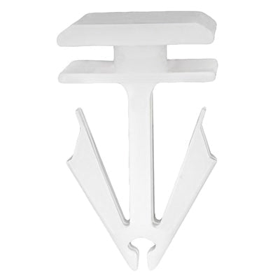 Au-ve-co® 22154 Wheel Opening Clip, Nylon, White