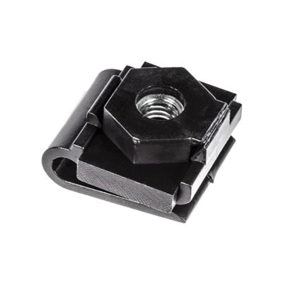Au-ve-co® 22175 Splash Guard Nut With Metal Insert Nut, System of Measurement: Metric, M5x0.8 Thread, Nylon