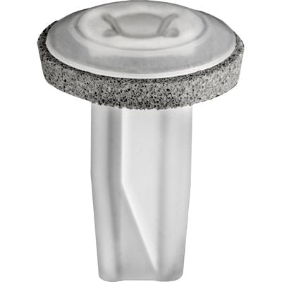 Au-ve-co® 22274 Screw Grommet With Sealer, 12 mm Dia Head, Fits Hole Size: 7 mm, Nylon, White