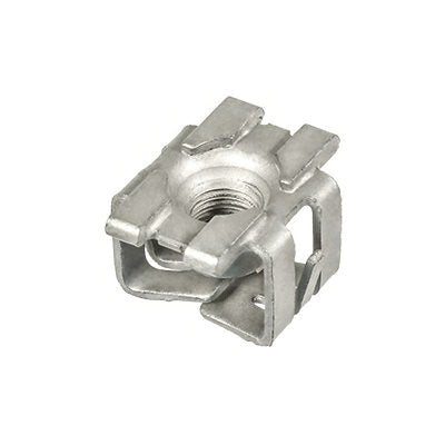 Au-ve-co® 22410 Front Fender Panel Nut, System of Measurement: Metric, M6x1 Thread, 12 mm H, Steel, Zinc-Plated