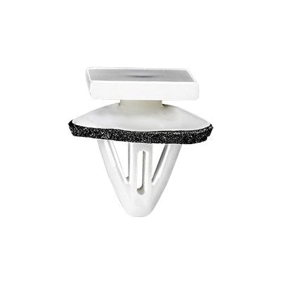 Au-ve-co® 22592 Molding Clip With Sealer, Nylon, White
