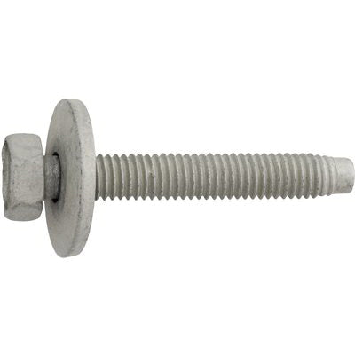Au-ve-co® 22906 Body Bolt, System of Measurement: Metric, M6x1 Thread, 40 mm L, Hex, Sems® Head, Zinc
