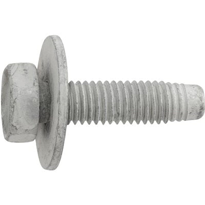 Au-ve-co® 22908 Body Bolt, System of Measurement: Metric, M8x1.25 Thread, 30 mm L, Hex, Sems® Head, Zinc